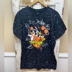 Space Jam vintage graphic tee black